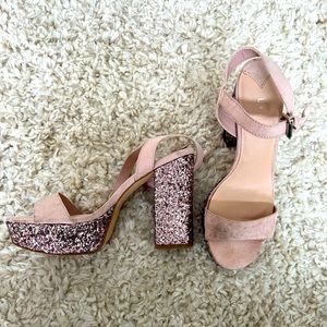 Sparkly pink heels :)
